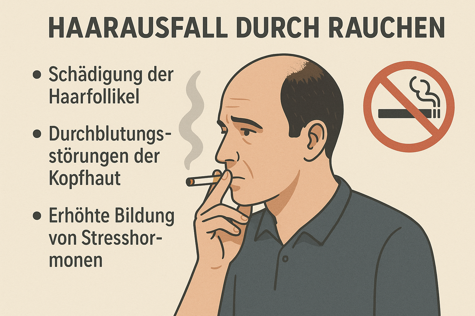 Haarausfall Rauchen